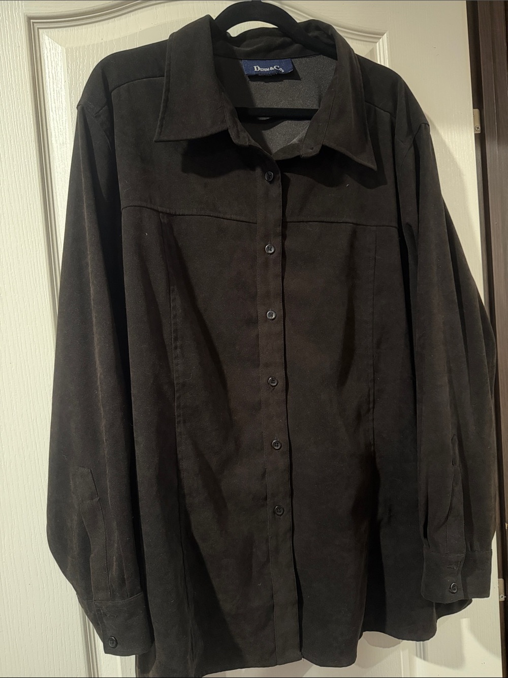 Women’s Black Button-Up Shirt Jacket